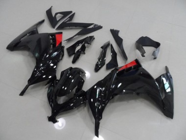 Carene ZX 300R 13-16 - Nero Rosso