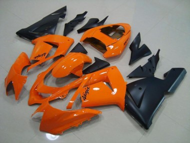 Carene ZX10R 03-05 - Arancia Nero Opaco