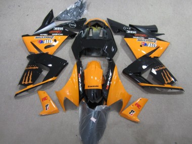 Carene ZX10R 03-05 - Nero Arancia 3M Monster