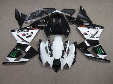 Carene ZX10R 03-05 - Nero Bianco Monster