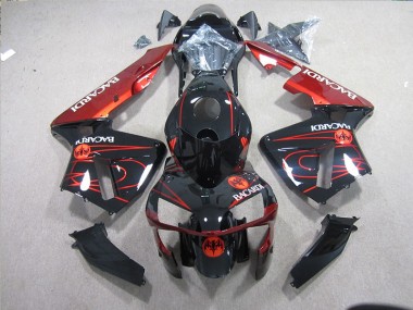 Carene ZX10R 03-05 - Nero Rosso Racardi