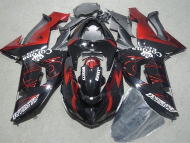 Carene ZX10R 06-07 - Nero Rosso Corona Extra