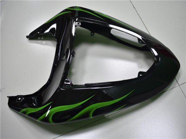 Carene ZX10R 06-07 - Nero Verde Fiamma Carene ZX10R 06-07 - Nero Verde Fiamma