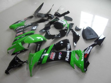 Carene ZX10R 08-10 - Verde Nero Kick