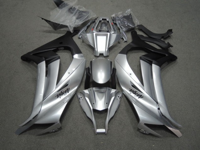 Carene ZX10R 11-15 - Argento Nero Ninja