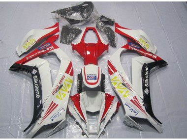 Carene ZX10R 11-15 - Bianco Rosso Silkolene