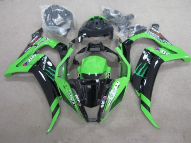 Carene ZX10R 11-15 - Nero Verde Touch4 Monster