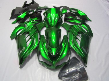 Carene ZX14R ZZR 1400 12-21 - Verde Bianco Ninja Decal