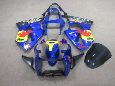 Carene ZX6R 00-02 - Blu Red Bull Ninja