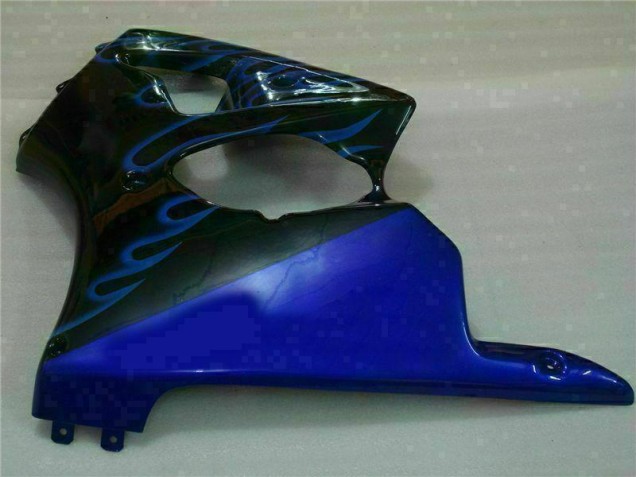 Carene ZX6R 00-02 - Nero con Blu Fiamma Carene ZX6R 00-02 - Nero con Blu Fiamma