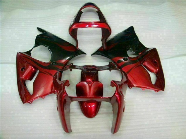 Carene ZX6R 00-02 - Rosso Nero Carene ZX6R 00-02 - Rosso Nero