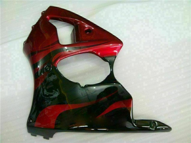 Carene ZX6R 00-02 - Rosso Nero Carene ZX6R 00-02 - Rosso Nero