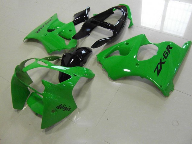 Carene ZX6R 00-02 - Verde Nero Coda Carene ZX6R 00-02 - Verde Nero Coda