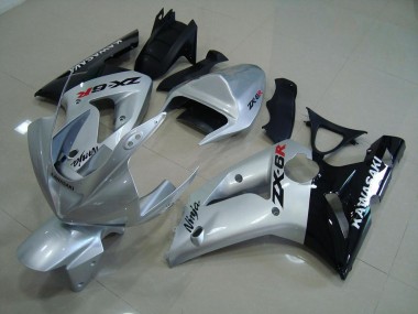 Carene ZX6R 03-04 - Argento Nero