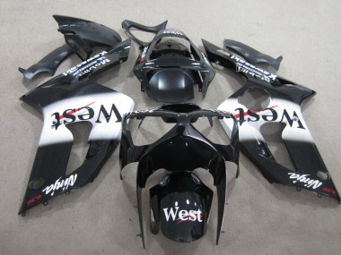 Carene ZX6R 03-04 - Nero West Ninja 636
