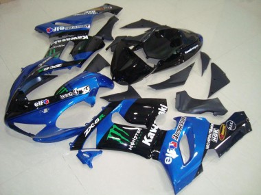 Carene ZX6R 05-06 - Blu Monster