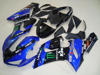 Carene ZX6R 05-06 - Caramella Blu Monster
