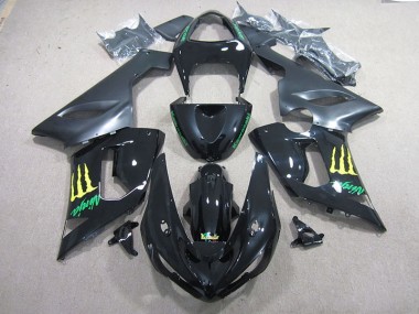 Carene ZX6R 05-06 - Nero Verde Ninja