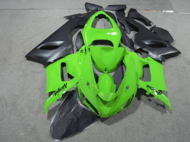 Carene ZX6R 05-06 - Verde Nero Ninja 636