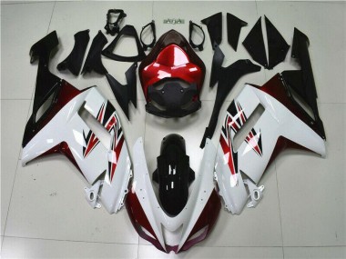 Carene ZX6R 07-08 - Bianco Nero Rosso