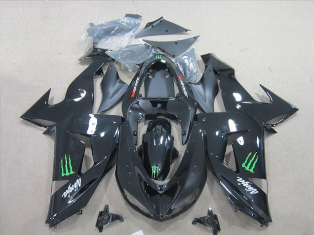 Carene ZX6R 07-08 - Nero Ninja Verde Monster Carene ZX6R 07-08 - Nero Ninja Verde Monster