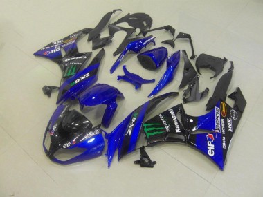 Carene ZX6R 09-12 - Blu Monster
