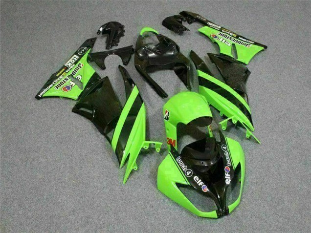 Carene ZX6R 09-12 - Nero Verde 3M Touch4 Carene ZX6R 09-12 - Nero Verde 3M Touch4