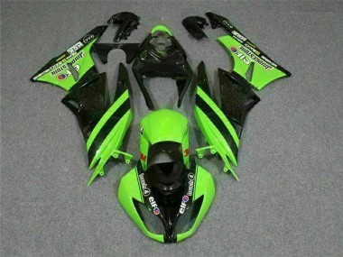Carene ZX6R 09-12 - Nero Verde 3M Touch4