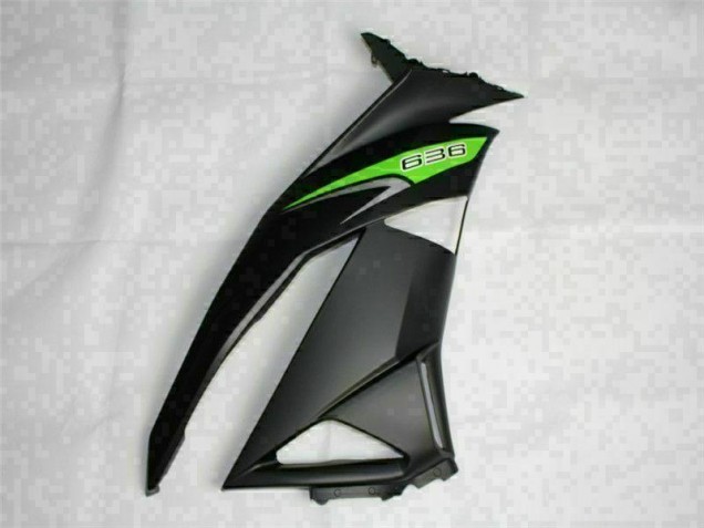 Carene ZX6R 09-12 - Nero Verde 636 Carene ZX6R 09-12 - Nero Verde 636
