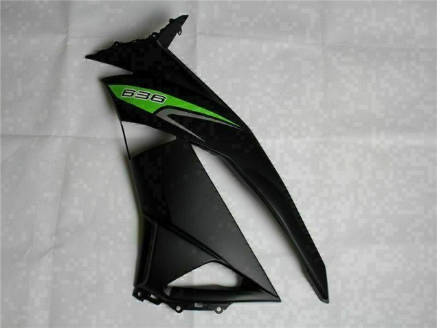 Carene ZX6R 09-12 - Nero Verde 636 Carene ZX6R 09-12 - Nero Verde 636