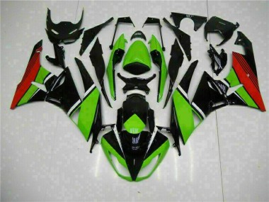 Carene ZX6R 09-12 - Nero Verde Rosso