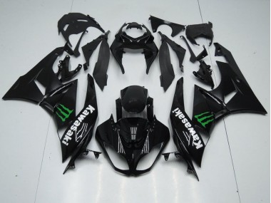 Carene ZX6R 09-12 - Nero con Monster