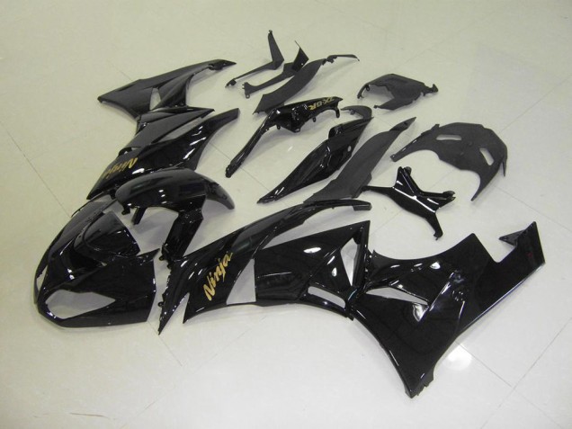 Carene ZX6R 09-12 - Nero con Oro Adesivo Carene ZX6R 09-12 - Nero con Oro Adesivo
