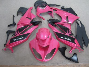Carene ZX6R 09-12 - Rosa Nero Monster