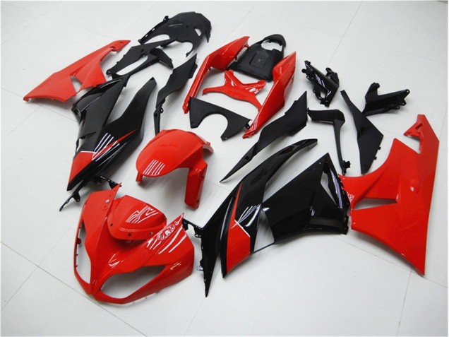 Carene ZX6R 09-12 - Rosso Nero Carene ZX6R 09-12 - Rosso Nero