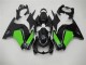 Kit Carenatura Completa EX250 08-12 - Nero Verde