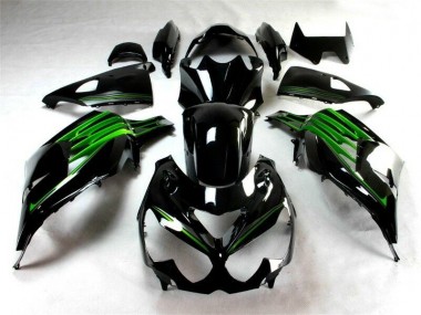 Kit Carenatura Completa ZX14R ZZR 1400 12-21 - Nero Verde