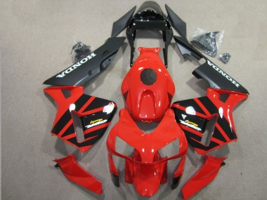 Kit Carenatura Completo ABS CBR 600 RR 03-04 - Rosso Nero