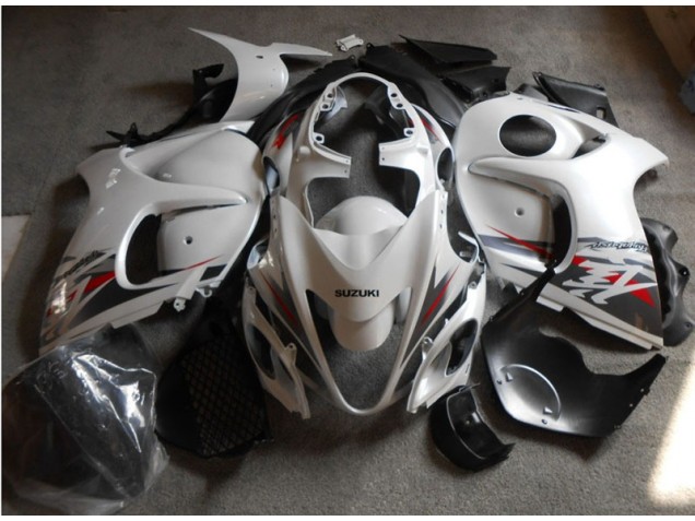 Kit Carenatura Completo ABS GSXR 1300 Hayabusa 08-19 - Bianco Nero Kit Carenatura Completo ABS GSXR 1300 Hayabusa 08-19 - Bianco Nero