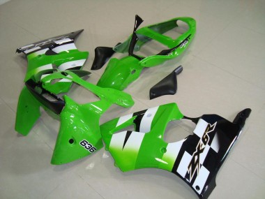 Kit Carenatura Completo ABS ZX6R 00-02 - Verde Nero
