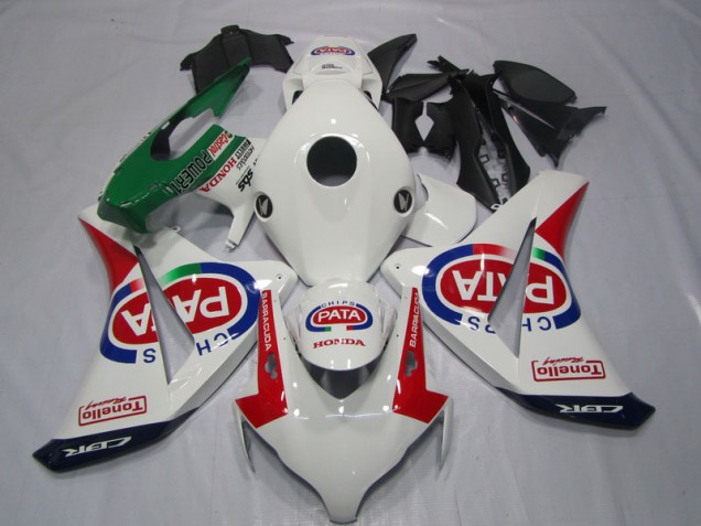 Kit Carenatura Iniezione CBR 1000 RR 08-11 - Bianco Rosso PATA Kit Carenatura Iniezione CBR 1000 RR 08-11 - Bianco Rosso PATA