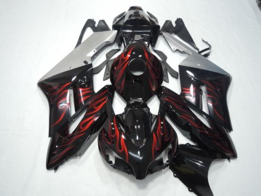 Kit Carene CBR 1000 RR 04-05 - Nero Rosso Fiamma