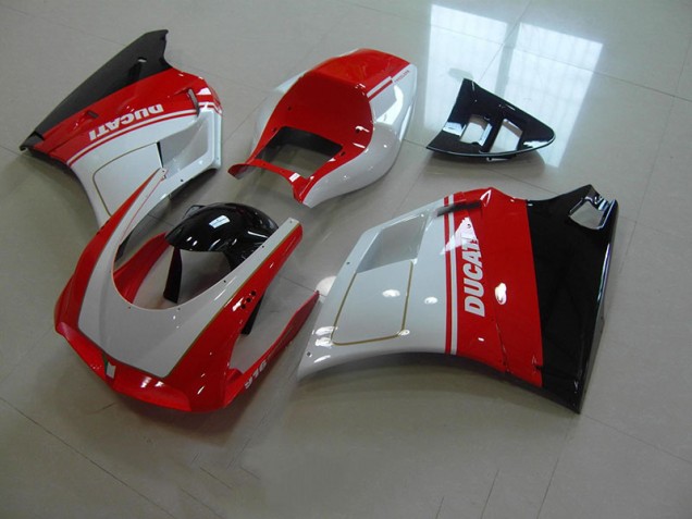 Kit Carene Ducati 748 916 996 996S 93-05 - Rosso Bianco Kit Carene Ducati 748 916 996 996S 93-05 - Rosso Bianco