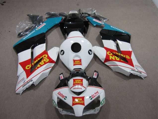 Kit Completo Carenatura ABS CBR 1000 RR 04-05 - San Carlo Castrol Kit Completo Carenatura ABS CBR 1000 RR 04-05 - San Carlo Castrol