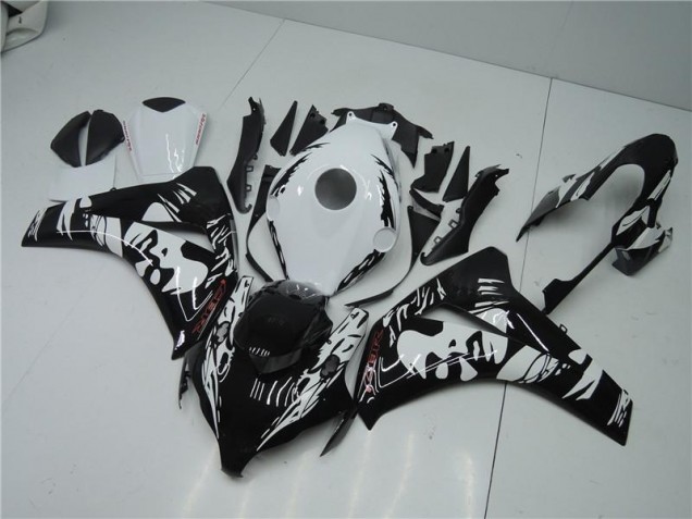 Kit Completo Carenatura ABS CBR 1000 RR 08-11 - Nero Bianco Kit Completo Carenatura ABS CBR 1000 RR 08-11 - Nero Bianco