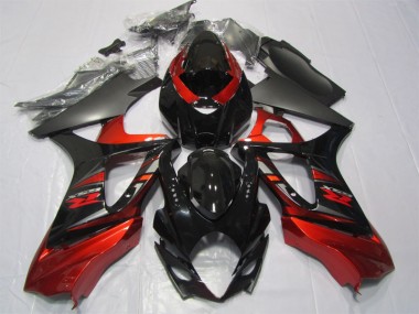 Kit Completo Carenatura ABS GSXR 1000 K7 07-08 - Nero Rosso