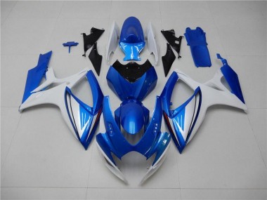 Kit Completo Carenatura ABS GSXR 600 / 750 K6 06-07 - Blu Bianco