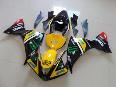 Kits Carenatura Completa R1 12-14 - Giallo Nero Monster