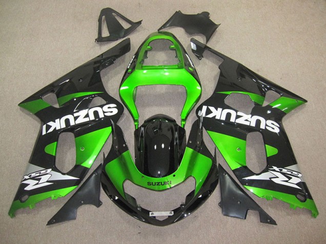 Kits Carenatura Iniezione GSXR 600 K1 K2 K3 01-03 - Nero Verde Kits Carenatura Iniezione GSXR 600 K1 K2 K3 01-03 - Nero Verde