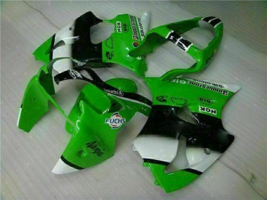Kits Carenatura Iniezione ZX6R 00-02 - Verde Nero